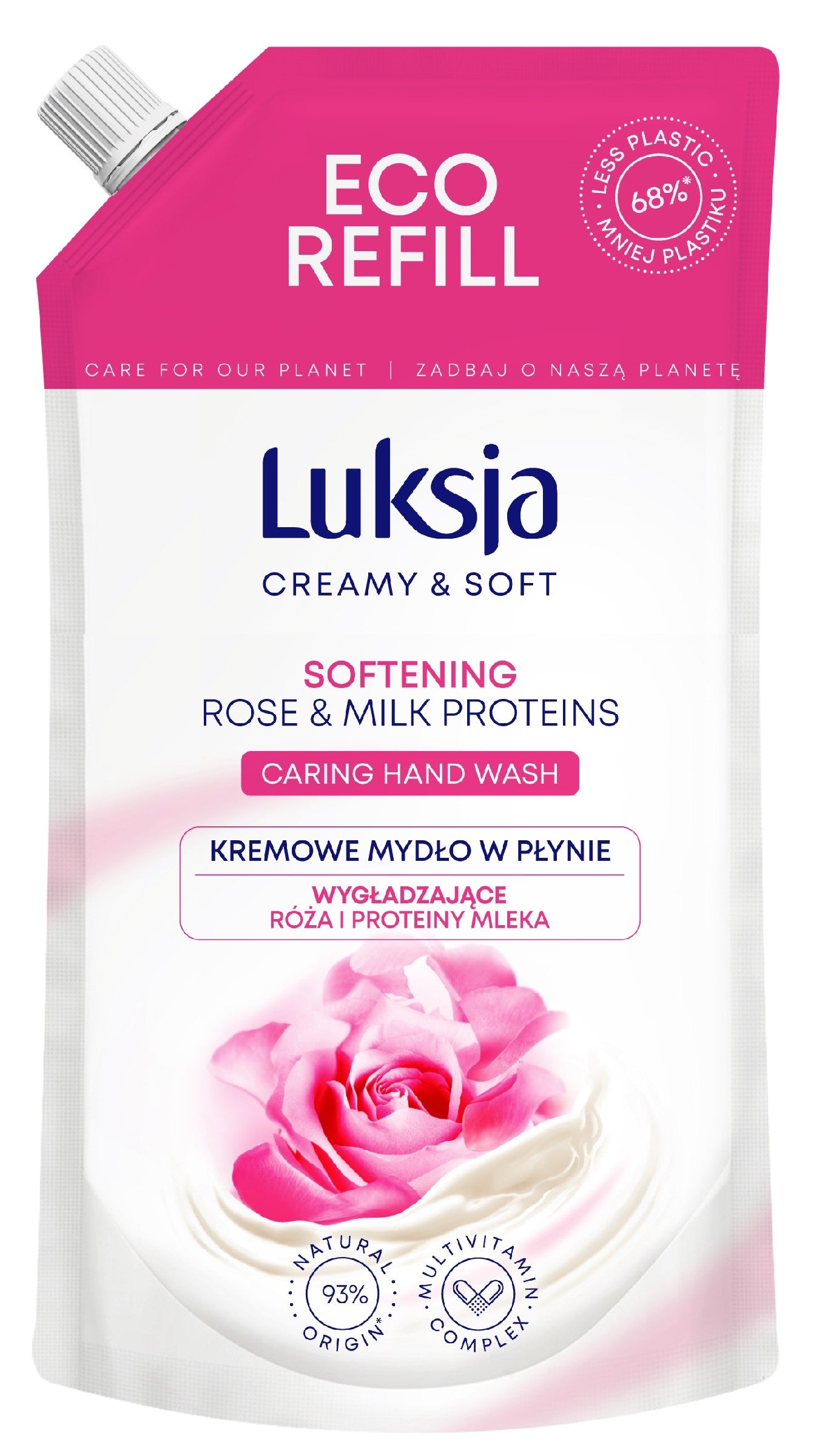 Luksja Creamy & Soft Smoothing Creamy Liquid Soap Rose & Milk Proteins 400ml - stock | Vaistine1.lt | WestPharmacy.eu