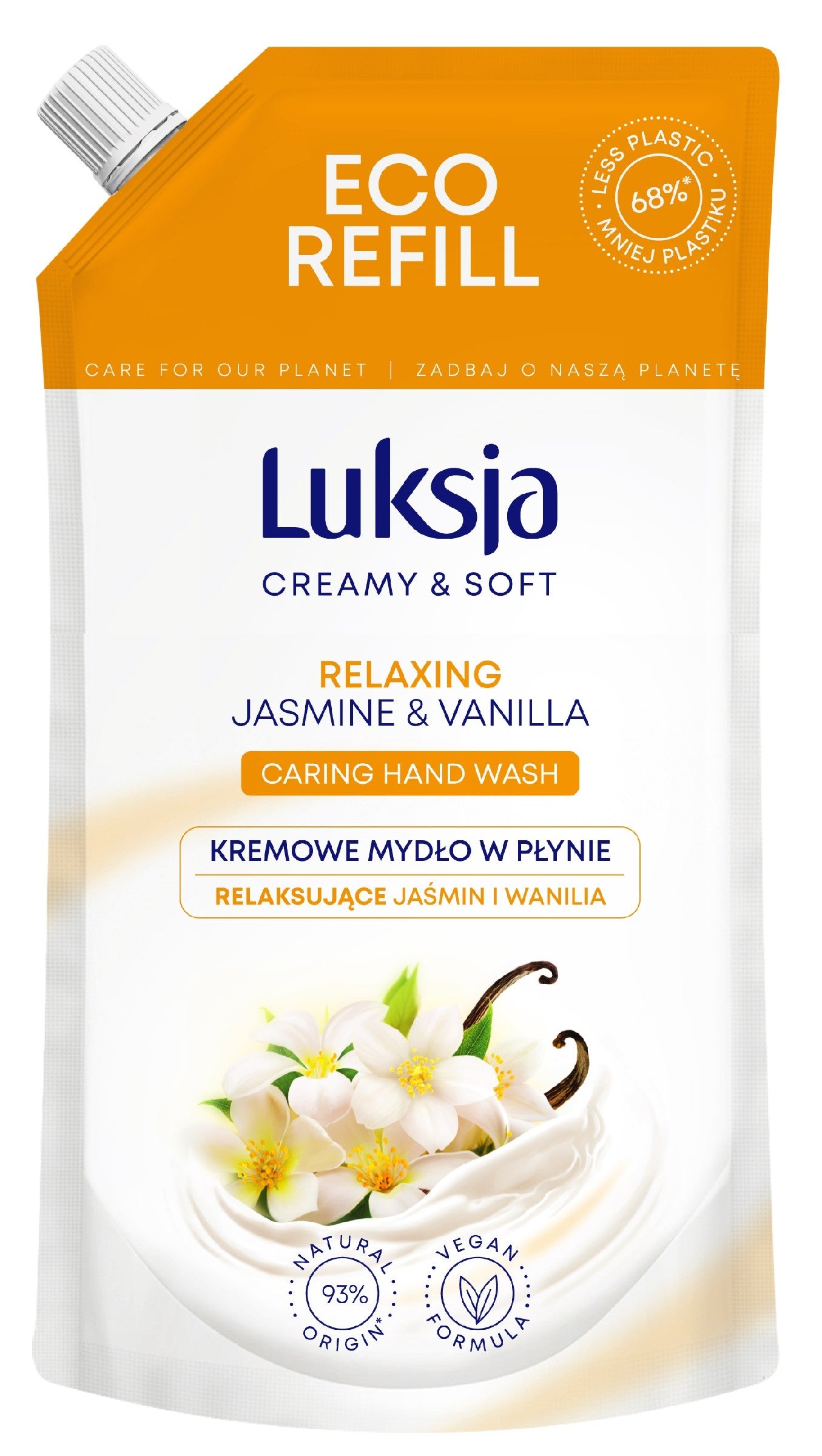 Luksja Creamy & Soft Relaxing Creamy Liquid Soap Jasmine and Vanilla 400ml - stock | Vaistine1.lt | WestPharmacy.eu