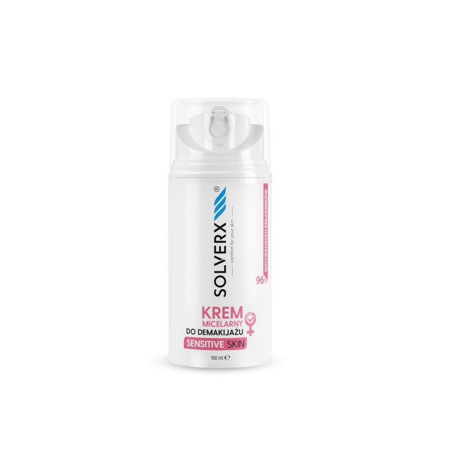 SOLVERX MICELLAR CREAM FOR MAKEUP REMOVAL 100ML | Vaistine1.lt | WestPharmacy.eu