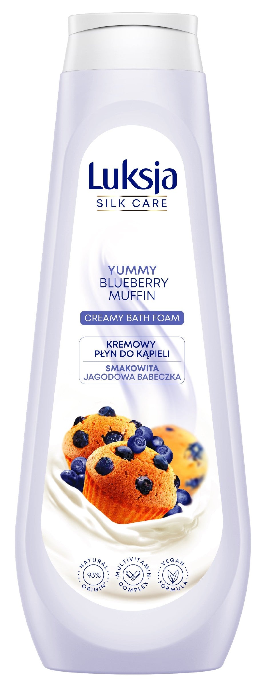 Luksja Silk Care Creamy Bath Liquid - Delicious Berry Cupcake 900ml | Vaistine1.lt | WestPharmacy.eu