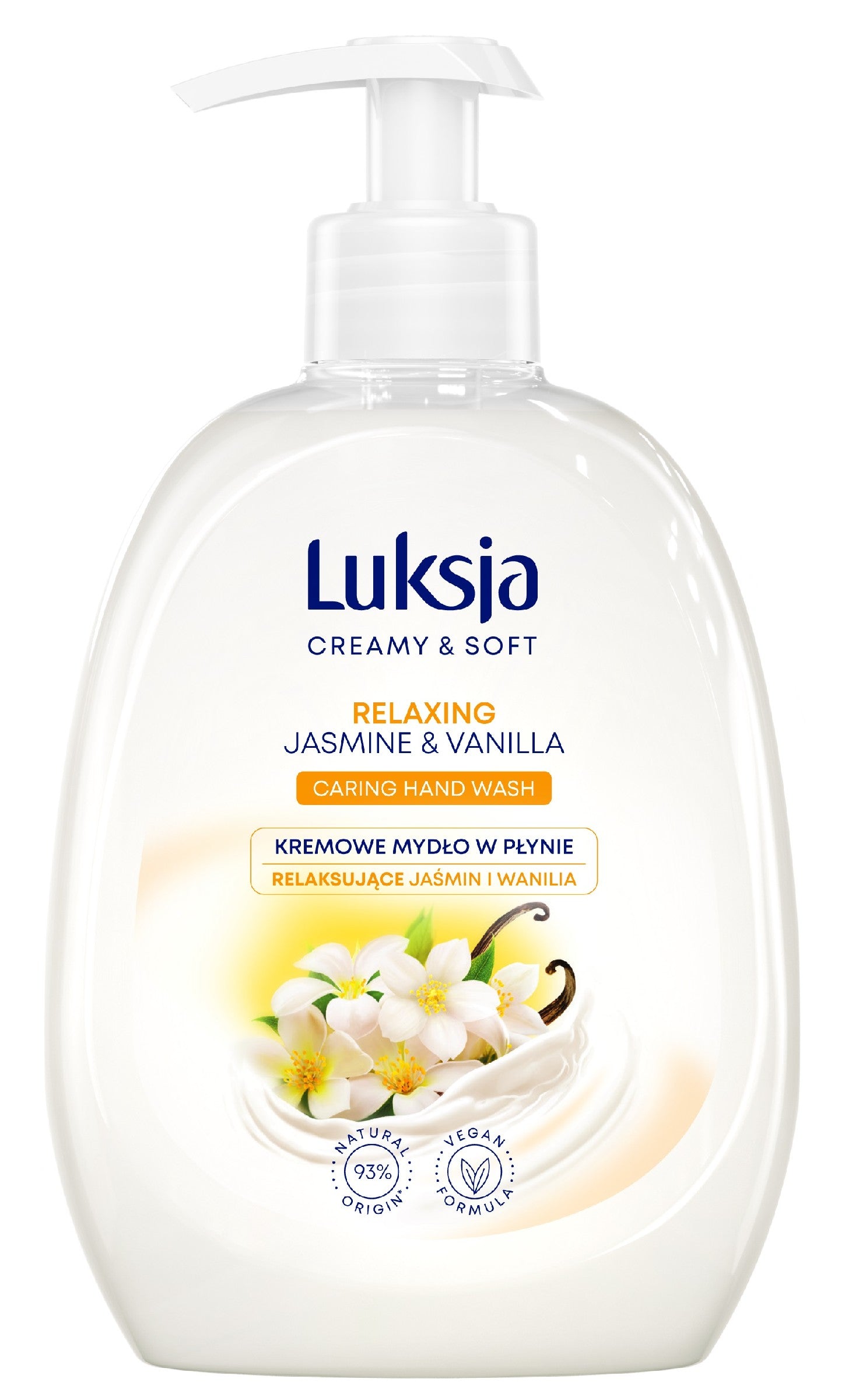 Luksja Creamy & Soft Relaxing Creamy Liquid Soap Jasmine and Vanilla 500ml | Vaistine1.lt | WestPharmacy.eu