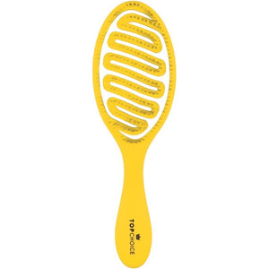 Top Choice Perfume Yellow Glow hairbrush - round (64524) 1 pc | Vaistine1.lt | WestPharmacy.eu