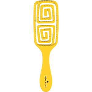 Top Choice Perfume Yellow Glow hairbrush - rectangular (64494) 1 pc | Vaistine1.lt | WestPharmacy.eu
