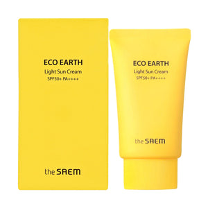 The SAEM Eco Earth Lekki Sunscreen SPF50+ 50ml | Vaistine1.lt | WestPharmacy.eu