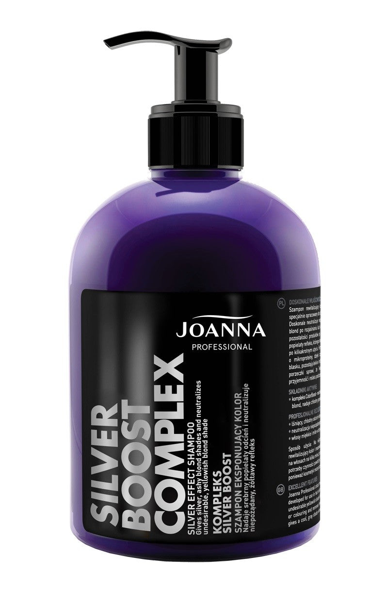 Joanna Professional Silver Boost Complex Color Exposing Shampoo 500g | Vaistine1.lt | WestPharmacy.eu