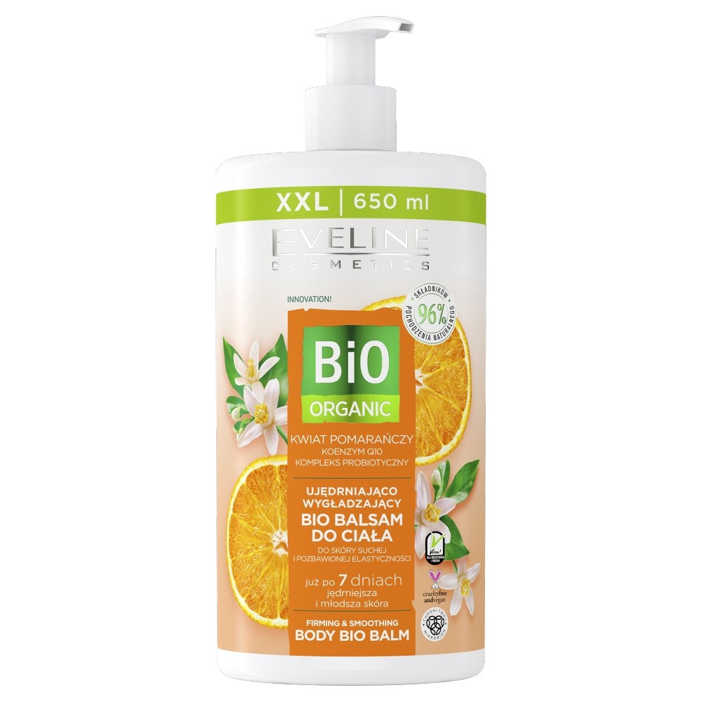 Eveline Bio Organic Firming and Smoothing Organic Body Lotion Orange Blossom 650ml | Vaistine1.lt | WestPharmacy.eu