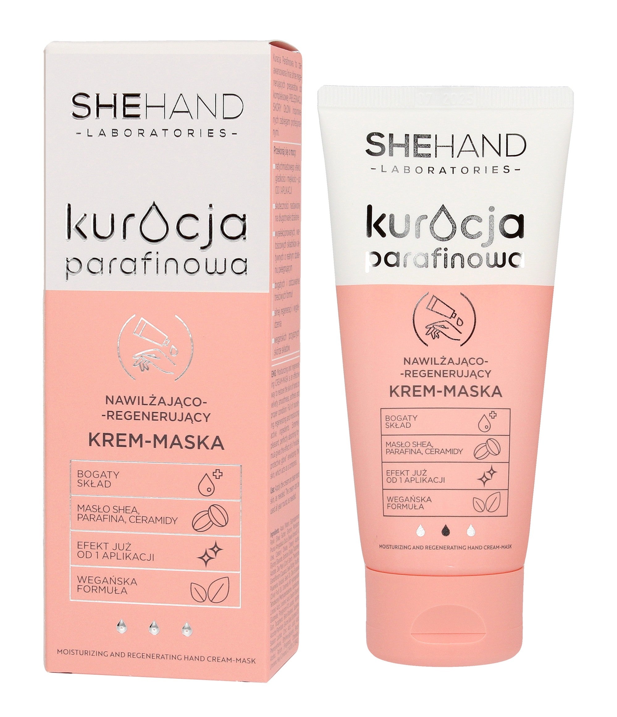SheHand Paraffin Treatment Moisturizing and Regenerating Hand Cream-Mask 75ml | Vaistine1.lt | WestPharmacy.eu