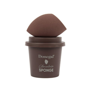 DONEGAL Morning Coffee - Chocolate makeup sponge with case (4352) 1 pc. | Vaistine1.lt | WestPharmacy.eu