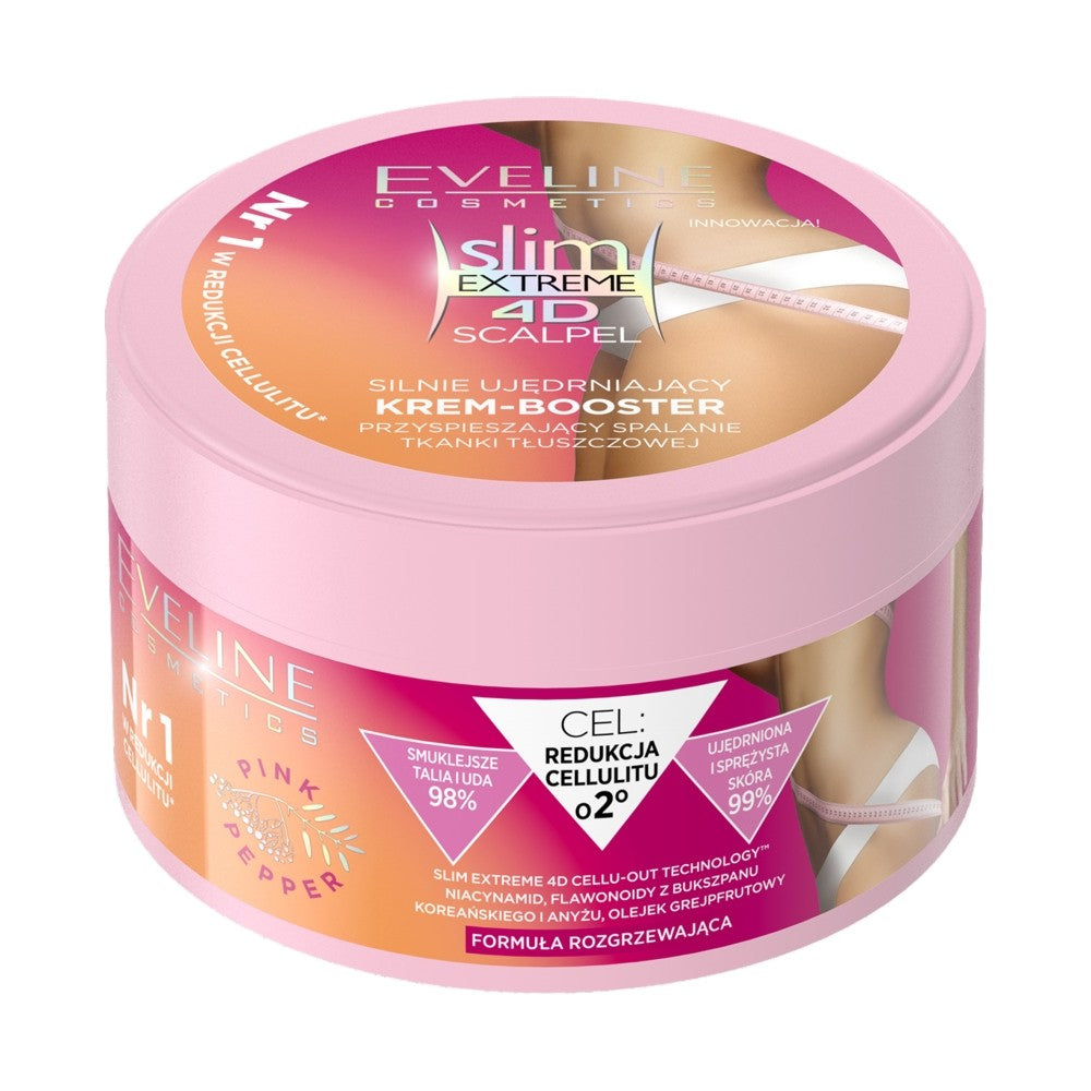Eveline 4D slim EXTREME Scalpel Strongly Firming Cream-Booster burning fat tissue 200ml | Vaistine1.lt | WestPharmacy.eu