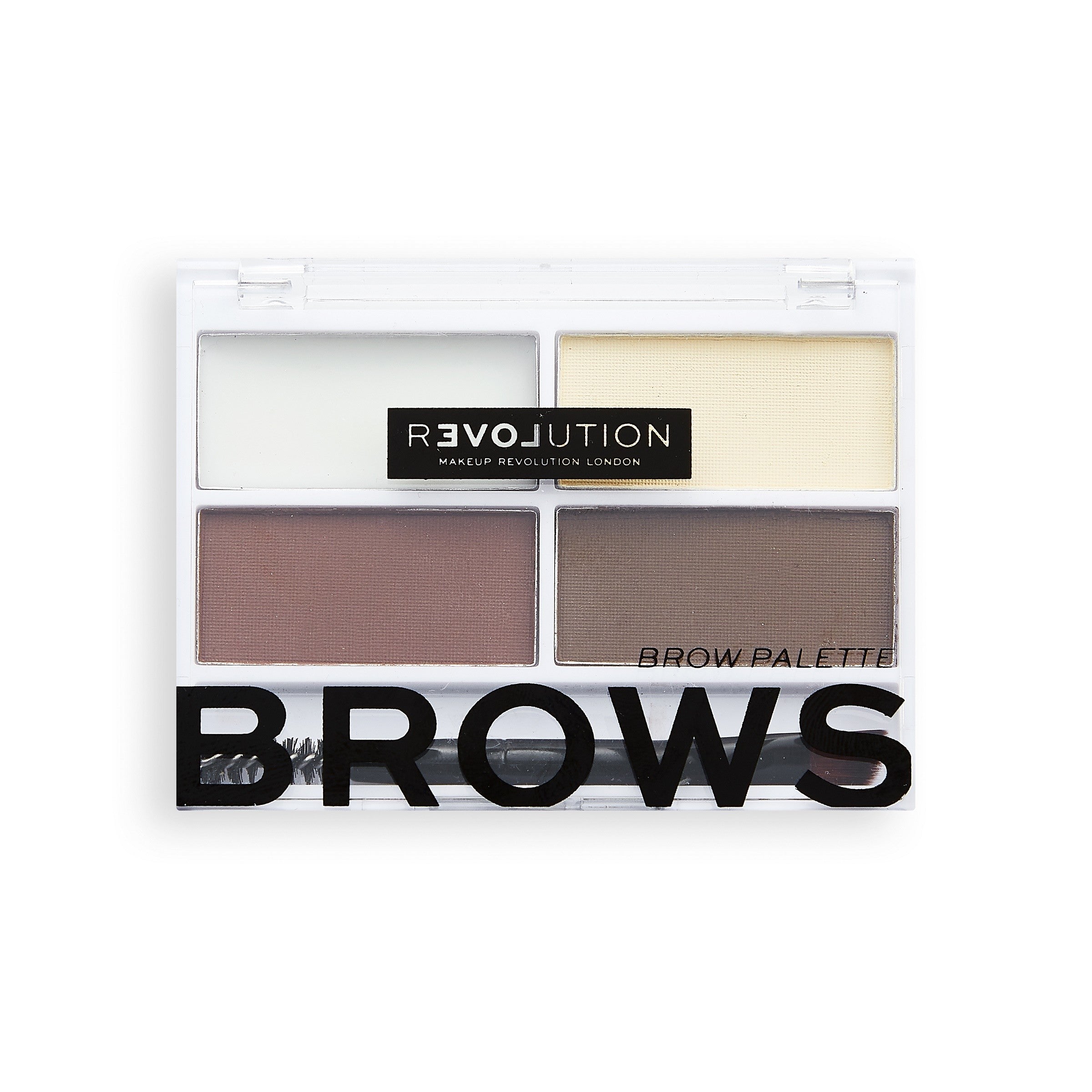 Makeup Revolution Relove Brows Brow Shaping Palette - Dark 1pc | Vaistine1.lt | WestPharmacy.eu
