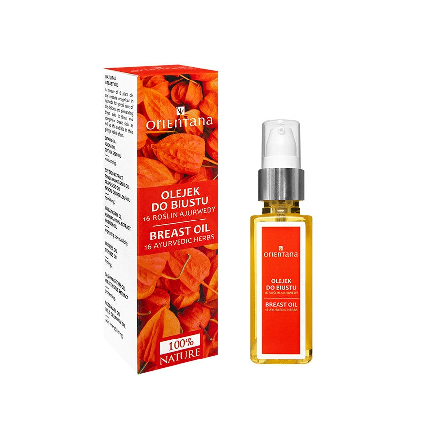 Orientana BIO Bust Oil 16 AYURVEDIC PLANTS 50ml | Vaistine1.lt | WestPharmacy.eu