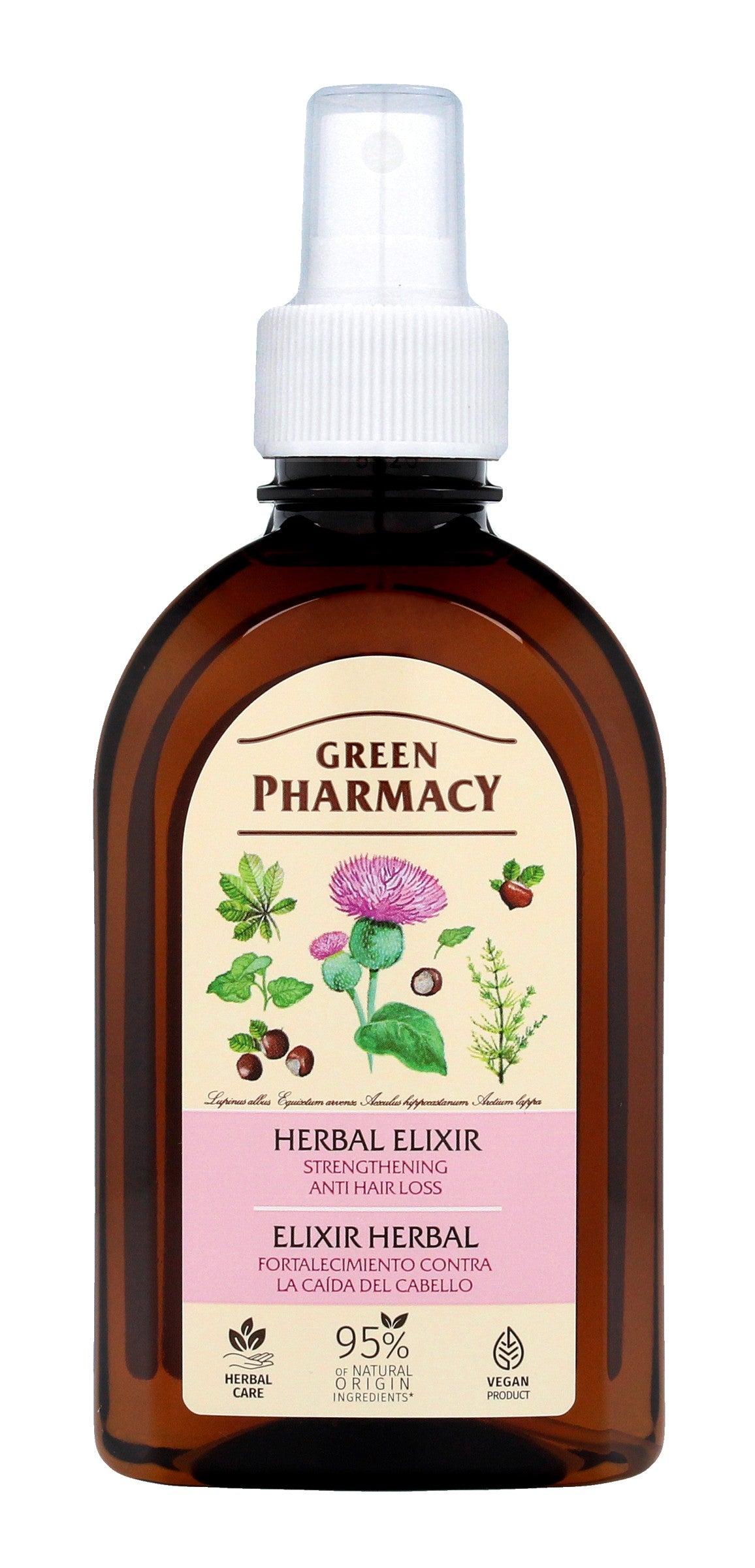Green Pharmacy Elixir against hair loss 150ml | Vaistine1.lt | WestPharmacy.eu