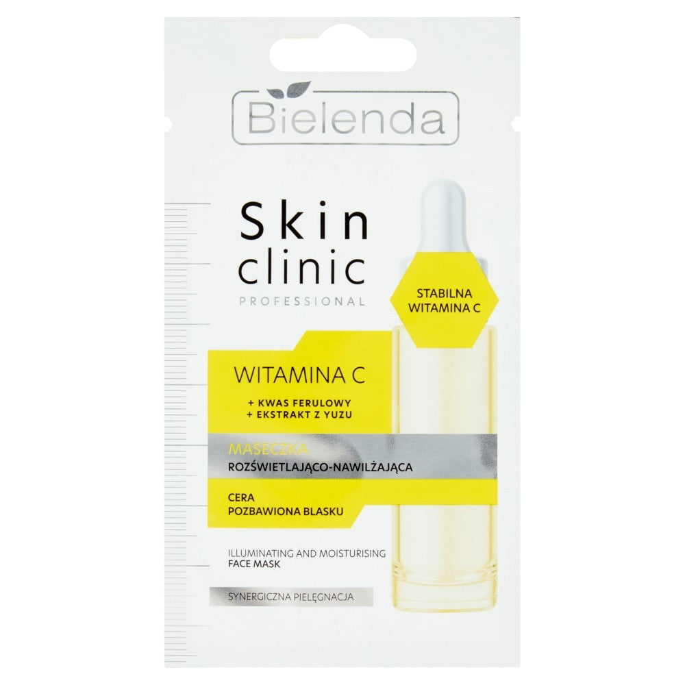 Bielenda Skin Clinic Professional Vitamin C Brightening and moisturizing mask 8g | Vaistine1.lt | WestPharmacy.eu