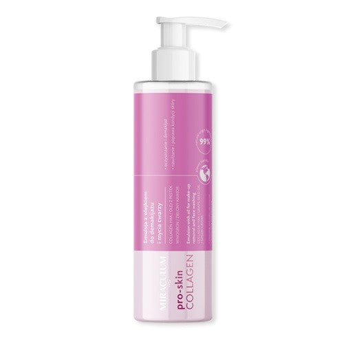 Miraculum Collagen Pro-Skin Emulsion with oil for makeup removal and face washing 200ml | Vaistine1.lt | WestPharmacy.eu