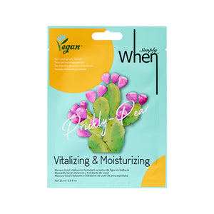 When Simply Vegan Vitalizing and moisturizing face sheet mask Prickly Pear 23ml | Vaistine1.lt | WestPharmacy.eu