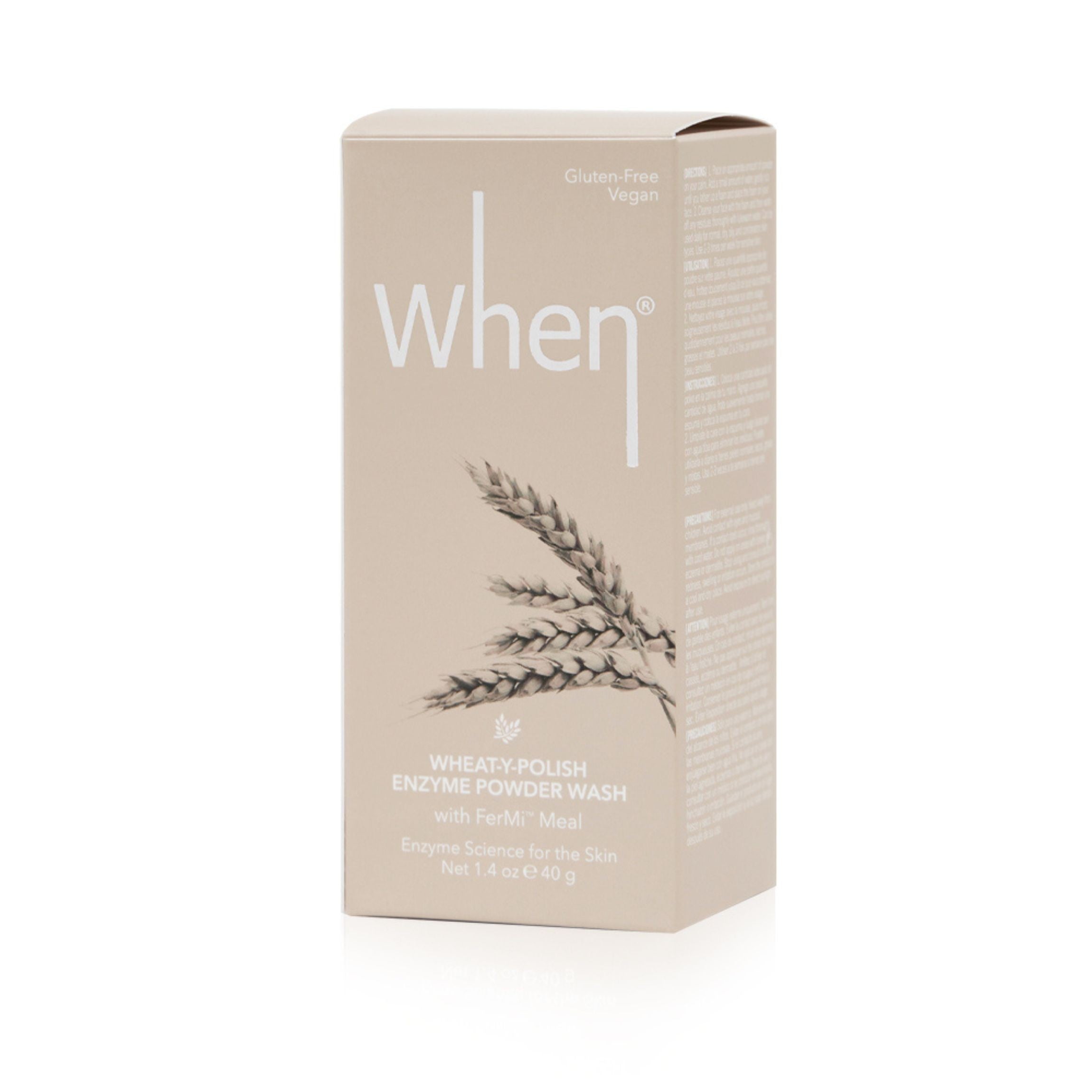 WHEN Wheat-Y-Polish Enzyme Powder Gluten-Free Washing Powder 40g | Vaistine1.lt | WestPharmacy.eu