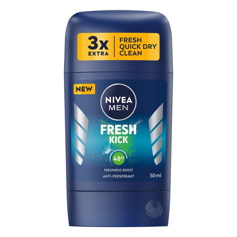 NIVEA Men Deodorant stick men's FRESH KICK 50ml | Vaistine1.lt | WestPharmacy.eu