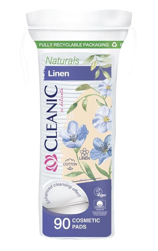 Cleanic Cotton Swabs Naturals Linen 1pack.-90pcs | Vaistine1.lt | WestPharmacy.eu