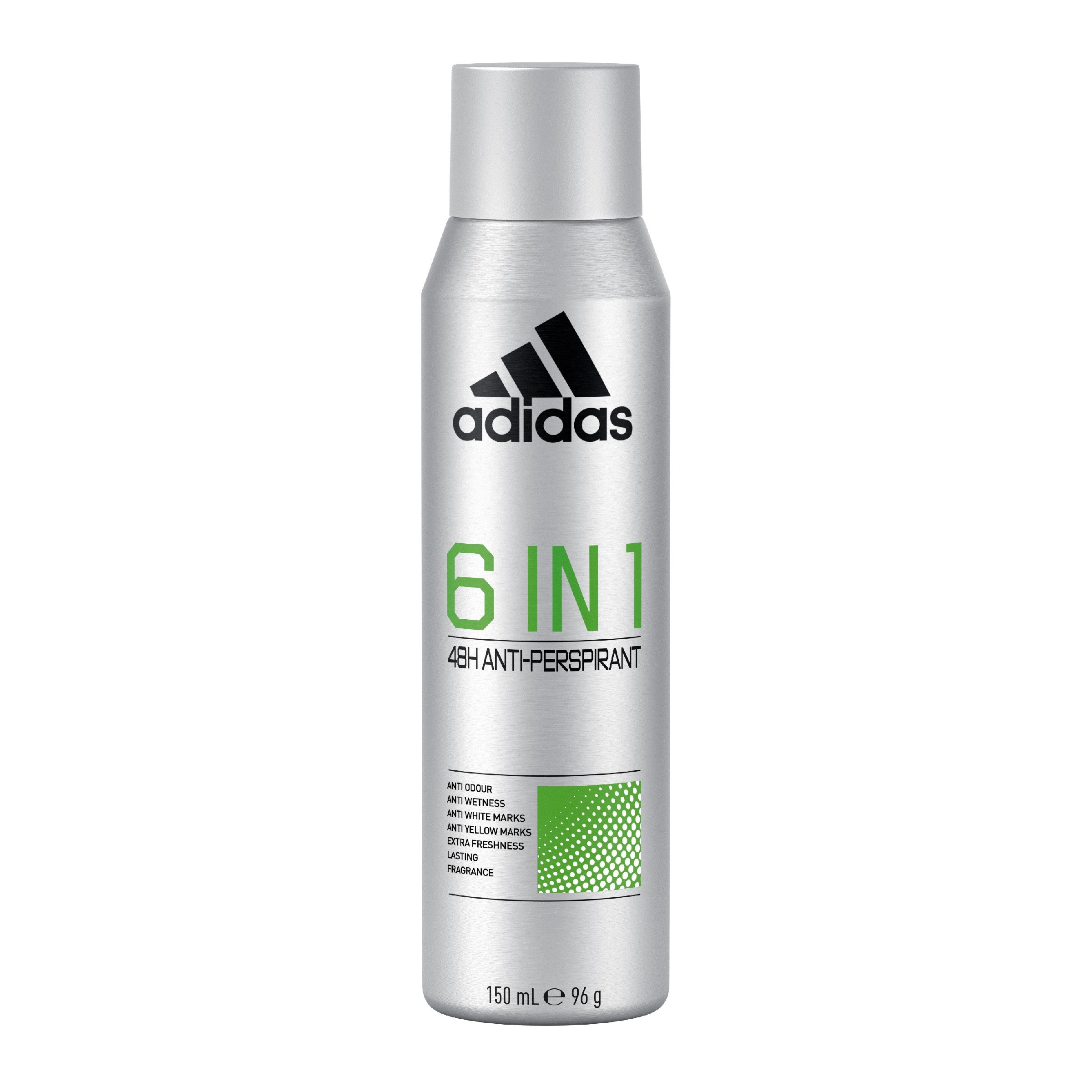 Adidas Men Anti-perspirant deodorant spray 6in1 150ml | Vaistine1.lt | WestPharmacy.eu
