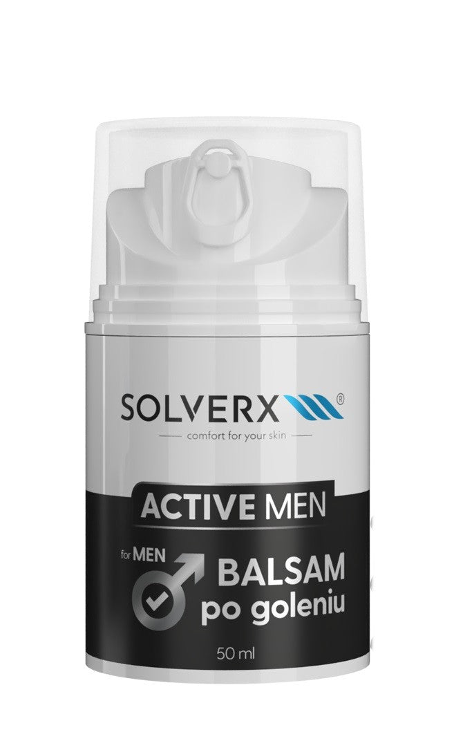 SOLVERX Active Men Aftershave Balm 50ml | Vaistine1.lt | WestPharmacy.eu