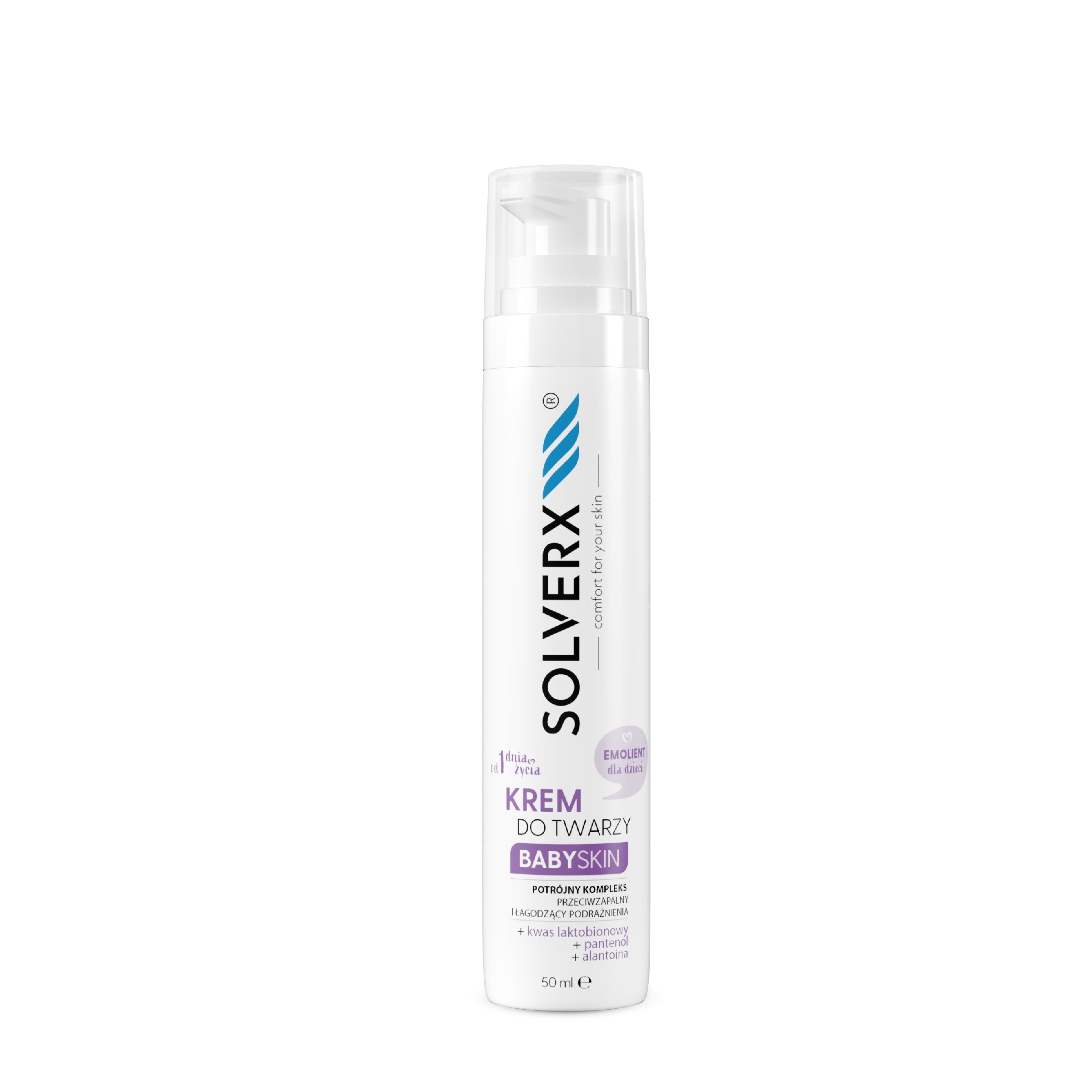 SOLVERX Baby Skin Cream-Emollient for children's face 50ml | Vaistine1.lt | WestPharmacy.eu