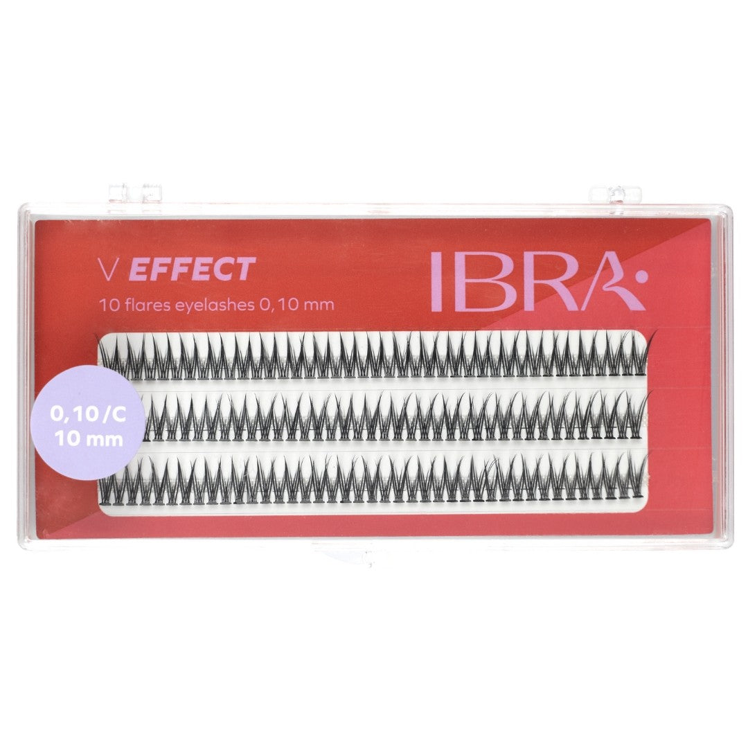 IBRA Eyelash tufts V EFFECT 0.10/C - 10mm 1 pack. | Vaistine1.lt | WestPharmacy.eu
