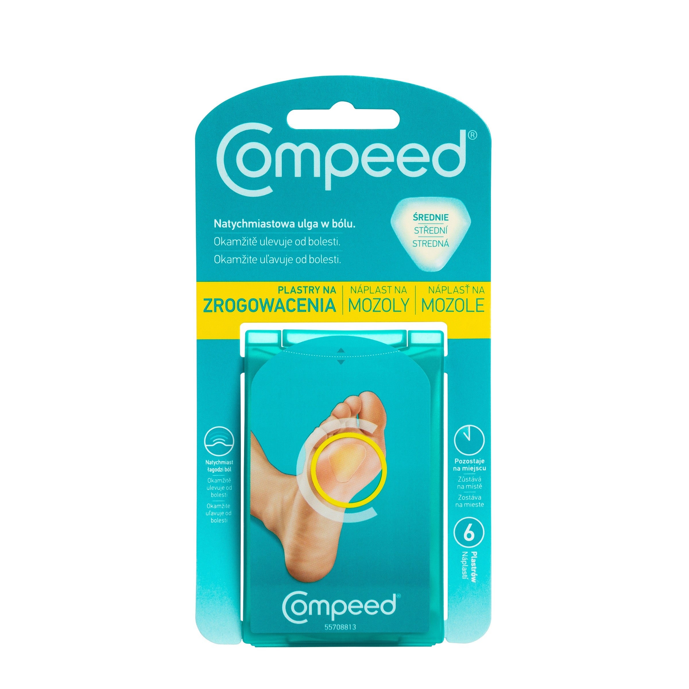 COMPEED Callus patches - medium, 1 pack - 6 pcs | Vaistine1.lt | WestPharmacy.eu