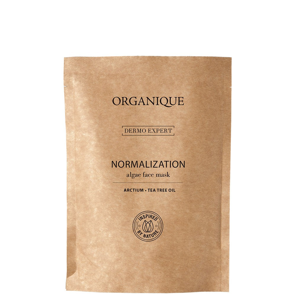 ORGANIQUE Dermo Expert Algae face mask - normalizing (burdock, tea tree oil) 30g | Vaistine1.lt | WestPharmacy.eu