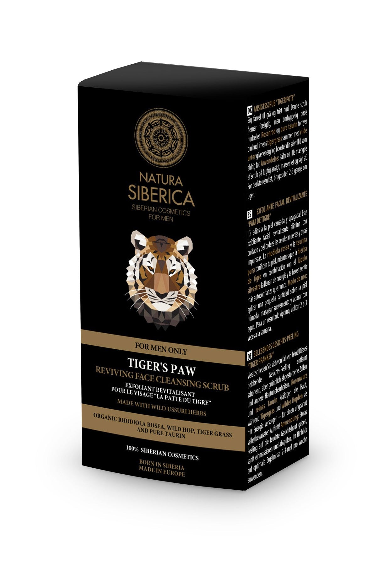 Natura Siberica Men Refreshing Tiger's Paw Facial Peeling for Men 150ml | Vaistine1.lt | WestPharmacy.eu