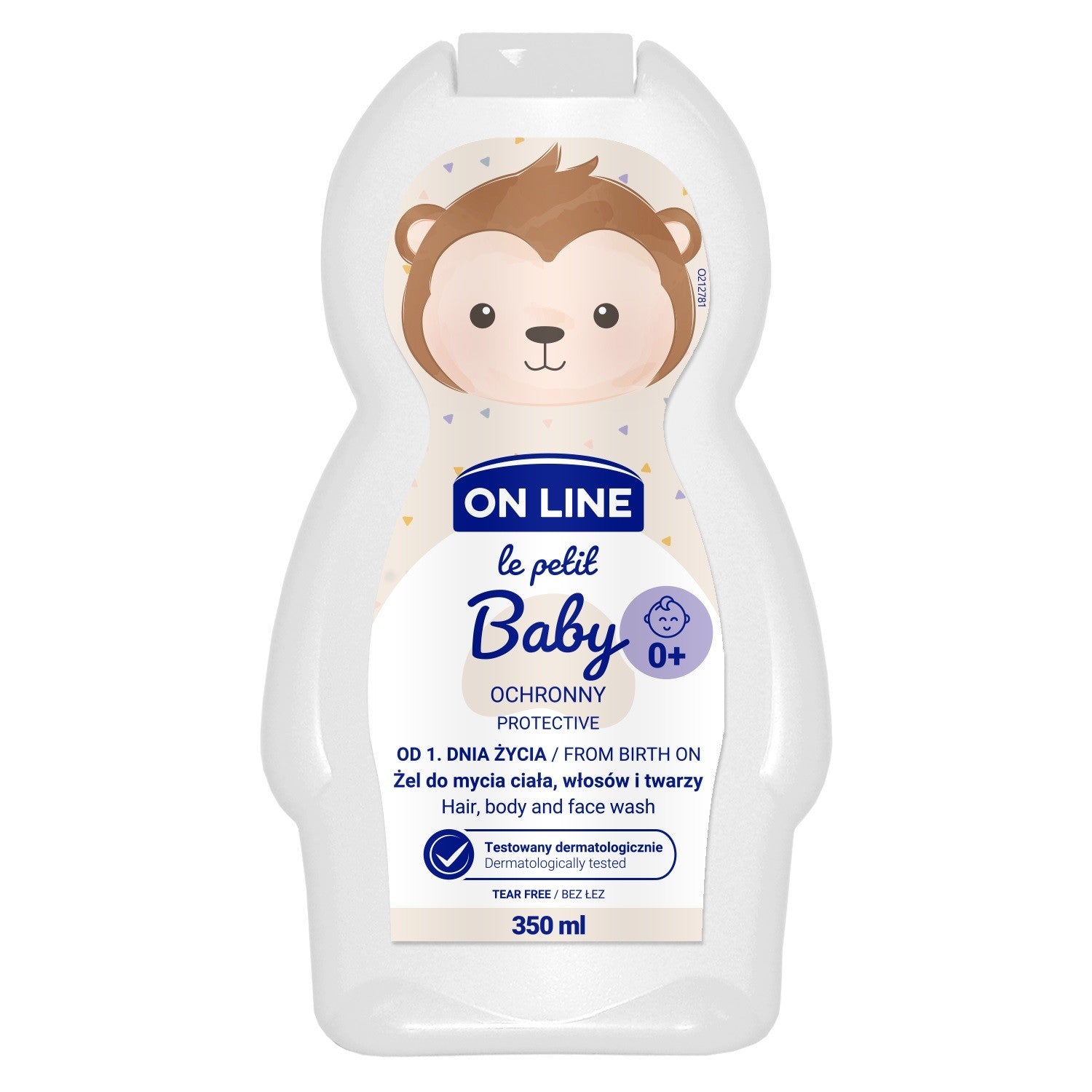 On Line Le Petit Baby Protective Gel 3in1 for washing face, body, and hair - from day 1 of life 350ml | Vaistine1.lt | WestPharmacy.eu