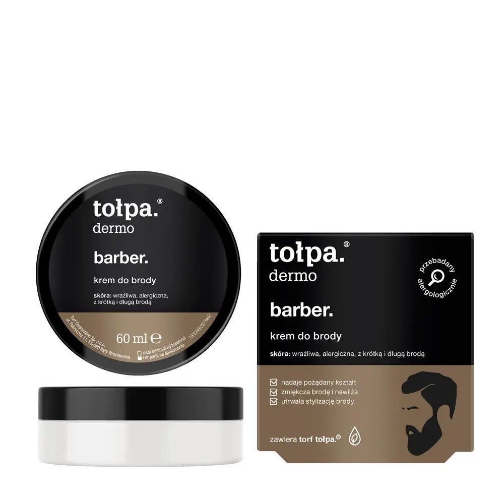TOŁPA DERMO MEN BARBER Beard Cream 50ml | Vaistine1.lt | WestPharmacy.eu