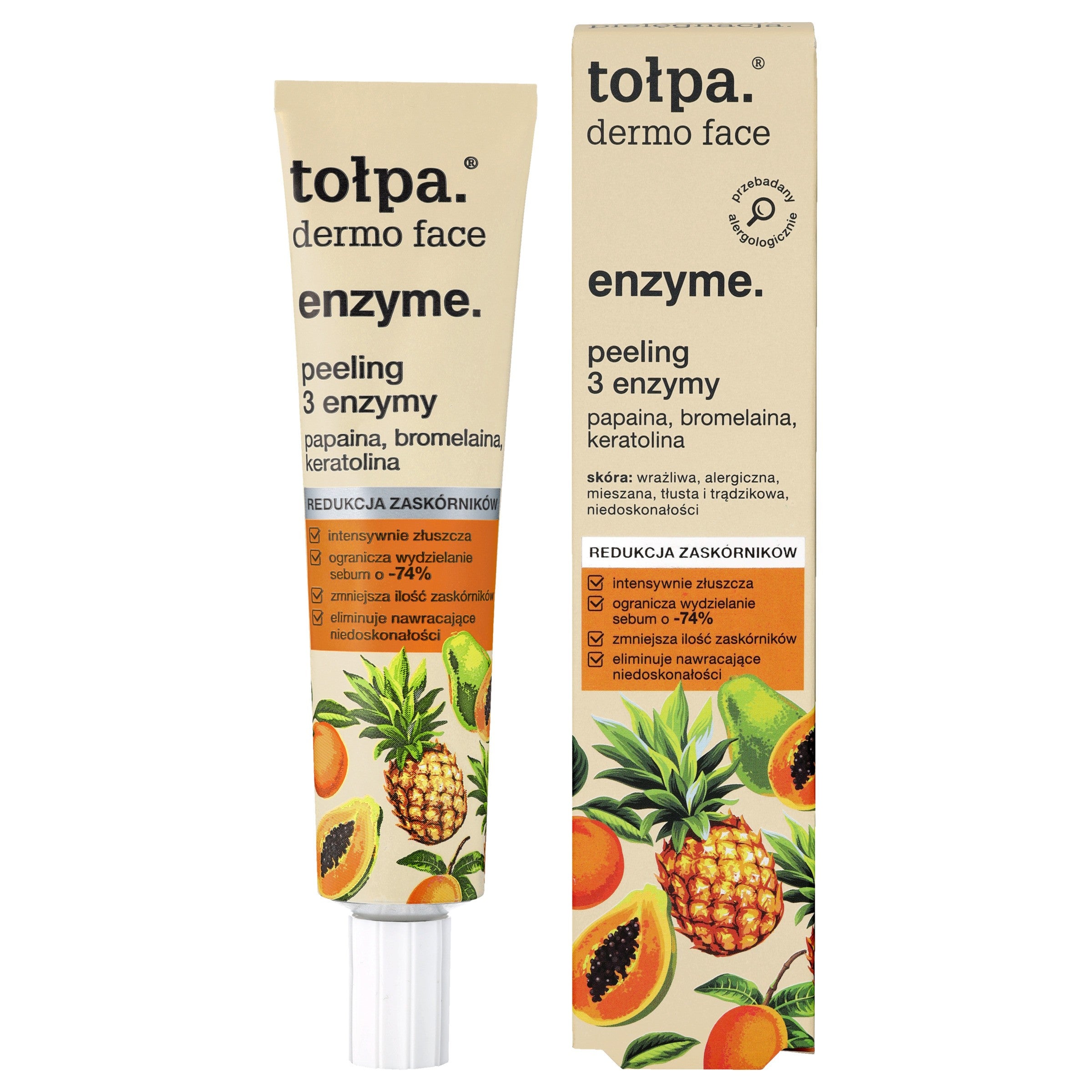 TOŁPA sebio peeling 3 enzymes 40ml | Vaistine1.lt | WestPharmacy.eu