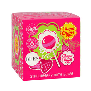 Bi-es Kids Fizzing Bath Ball Chupa Chups - strawberry scent 165g | Vaistine1.lt | WestPharmacy.eu