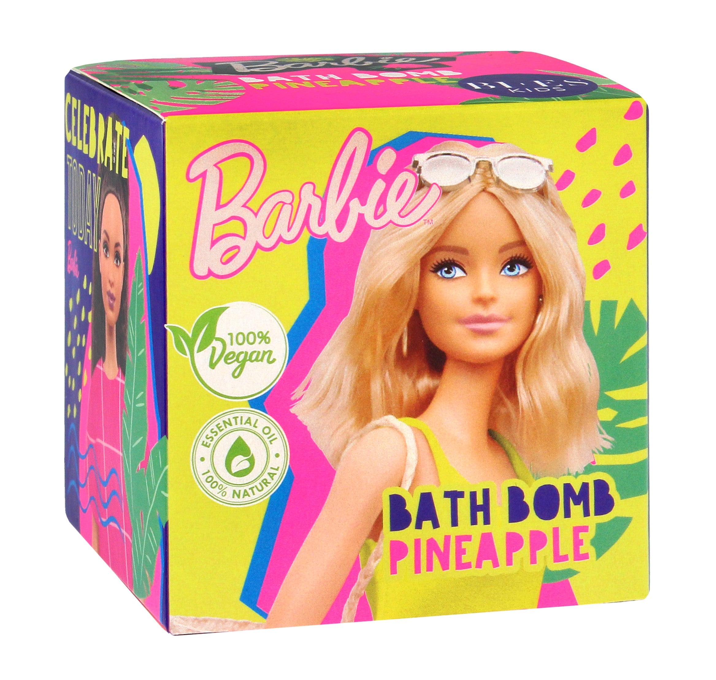 Bi-es Kids Sparkling Bath Ball Barbie - pineapple scent 165g | Vaistine1.lt | WestPharmacy.eu