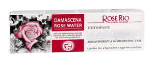 Rose Rio Toothpaste HOMEOPATHIC DAMASCENA ROSE WATER - 65ml | Vaistine1.lt | WestPharmacy.eu