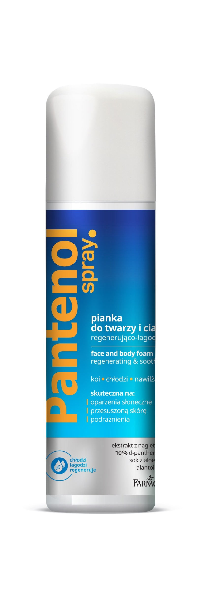 FARMONA Pantenol Regenerating-Soothing Foam for Face and Body 150ml | Vaistine1.lt | WestPharmacy.eu
