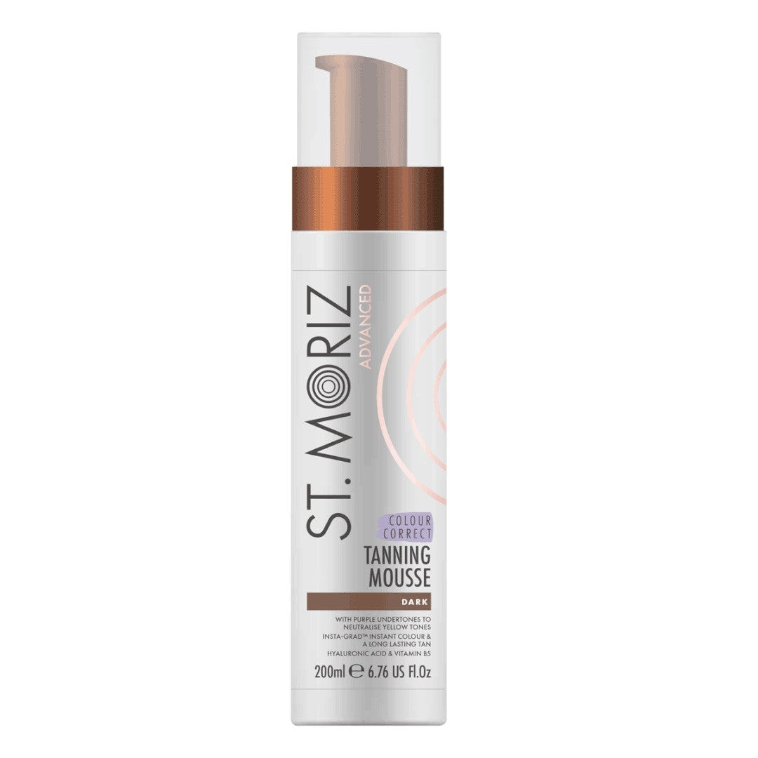 ST.MORIZ Advanced Color correcting self-tanning foam - dark 200ml | Vaistine1.lt | WestPharmacy.eu