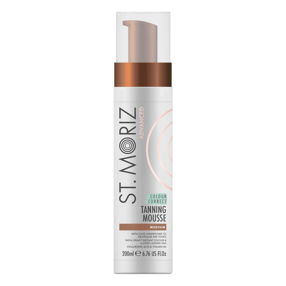 ST.MORIZ Advanced Color correcting self-tanning foam - medium 200ml | Vaistine1.lt | WestPharmacy.eu