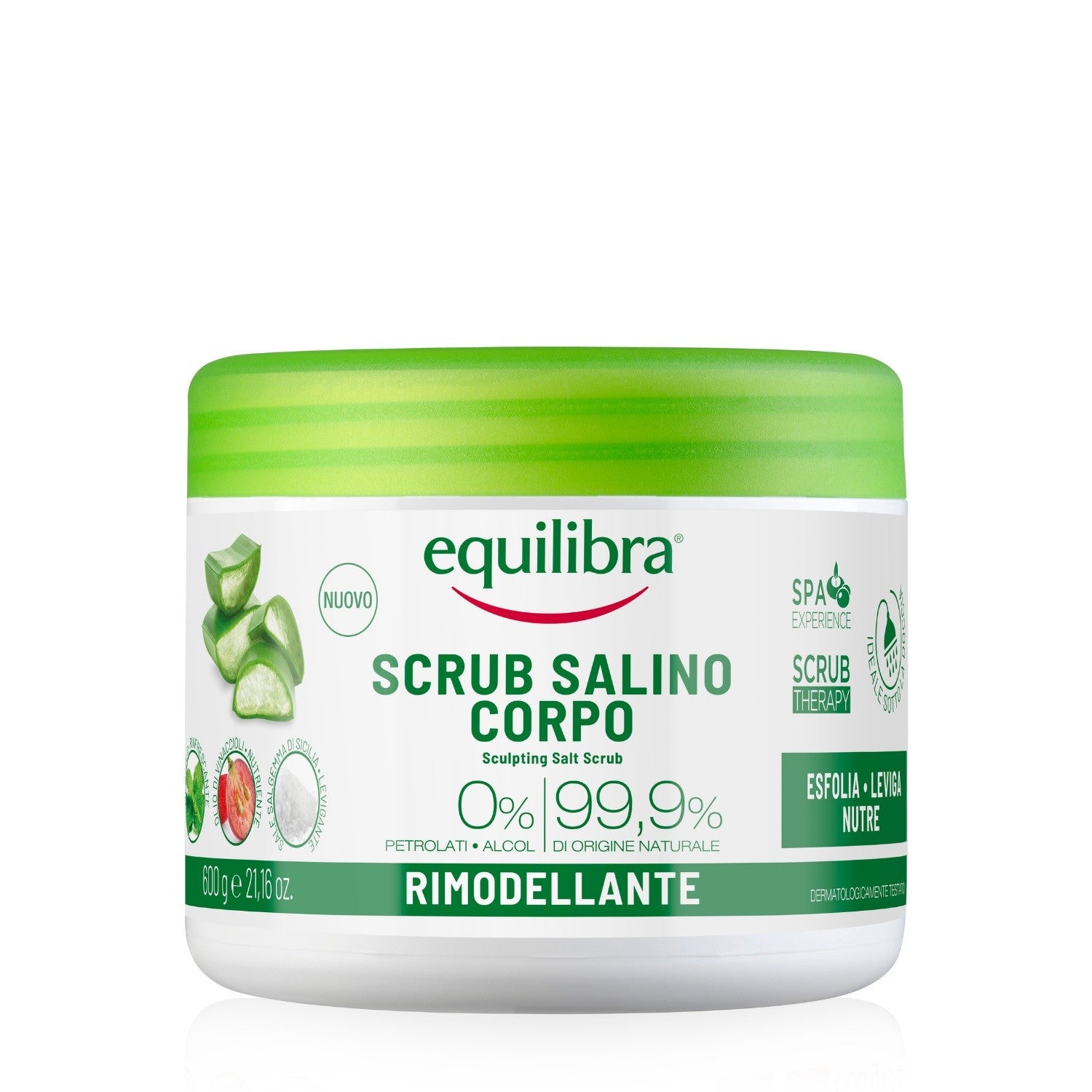 Equilibra Aloe Modeling Salt Peeling 600g | Vaistine1.lt | WestPharmacy.eu