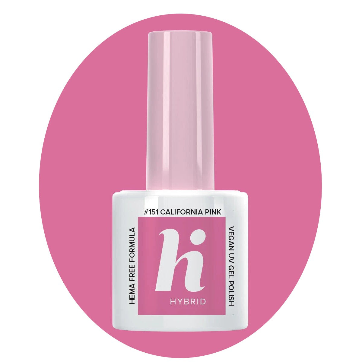 Hi Hybrid HEMA Free Hybrid Lacquer Palm Springs #151 California Pink 5ml | Vaistine1.lt | WestPharmacy.eu