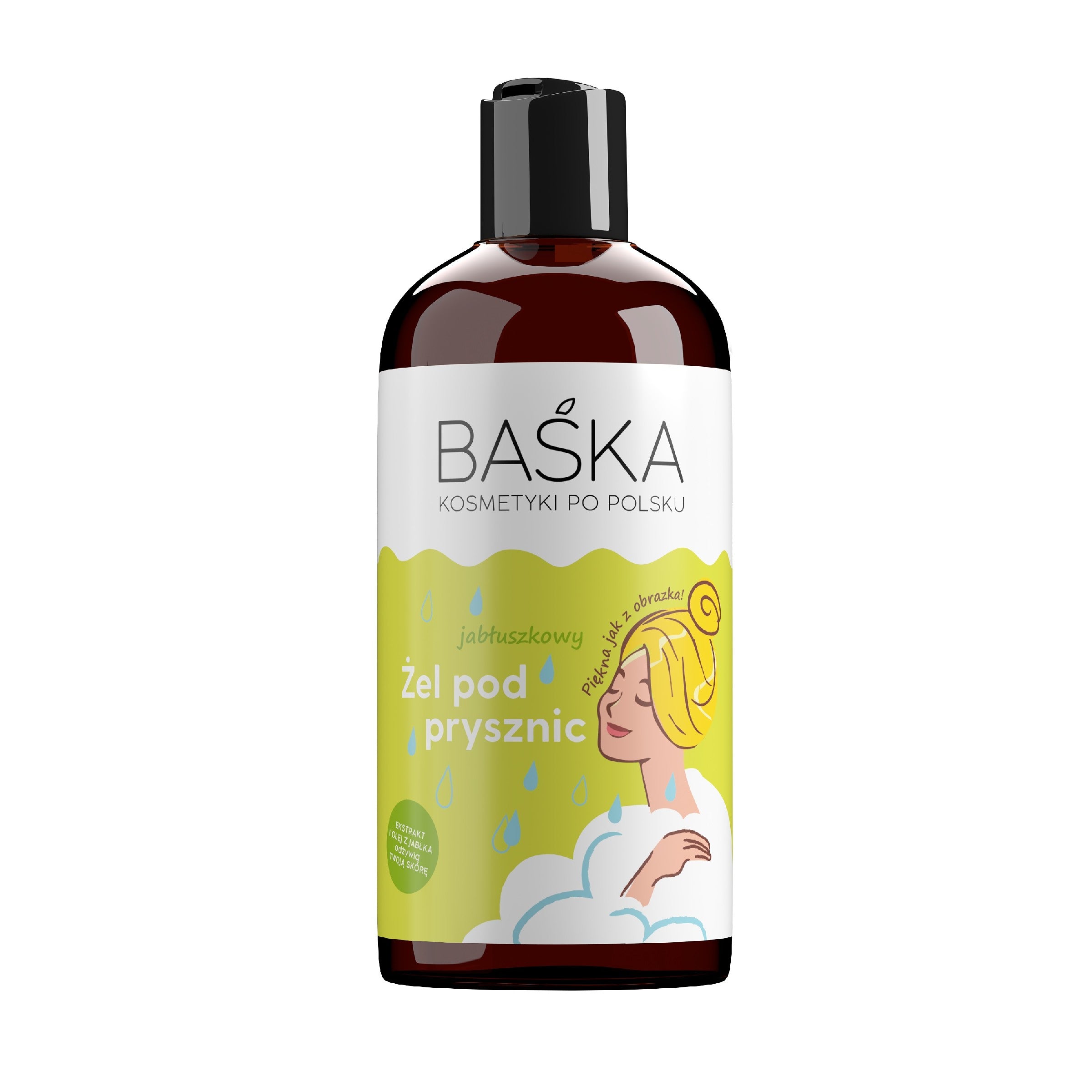 BAŚKA Cosmetics In Polish Apple Shower Gel 500ml | Vaistine1.lt | WestPharmacy.eu