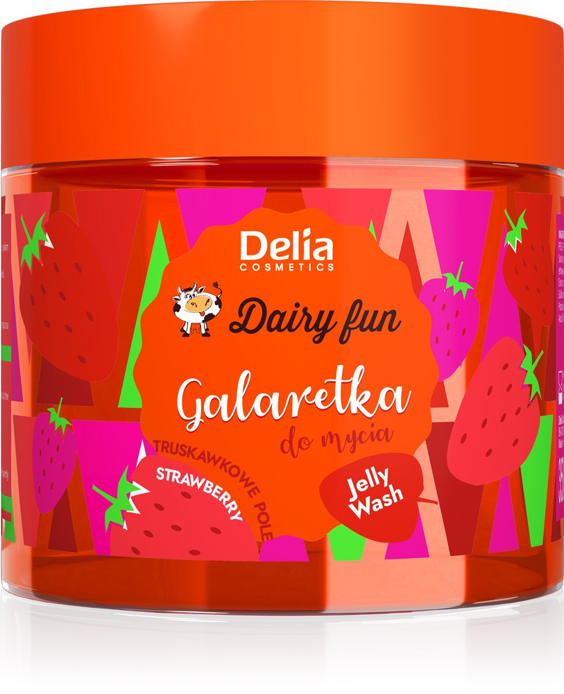 DELIA DAIRY FUN STRAWBERRY GELATIN FOR WASHING | Vaistine1.lt | WestPharmacy.eu