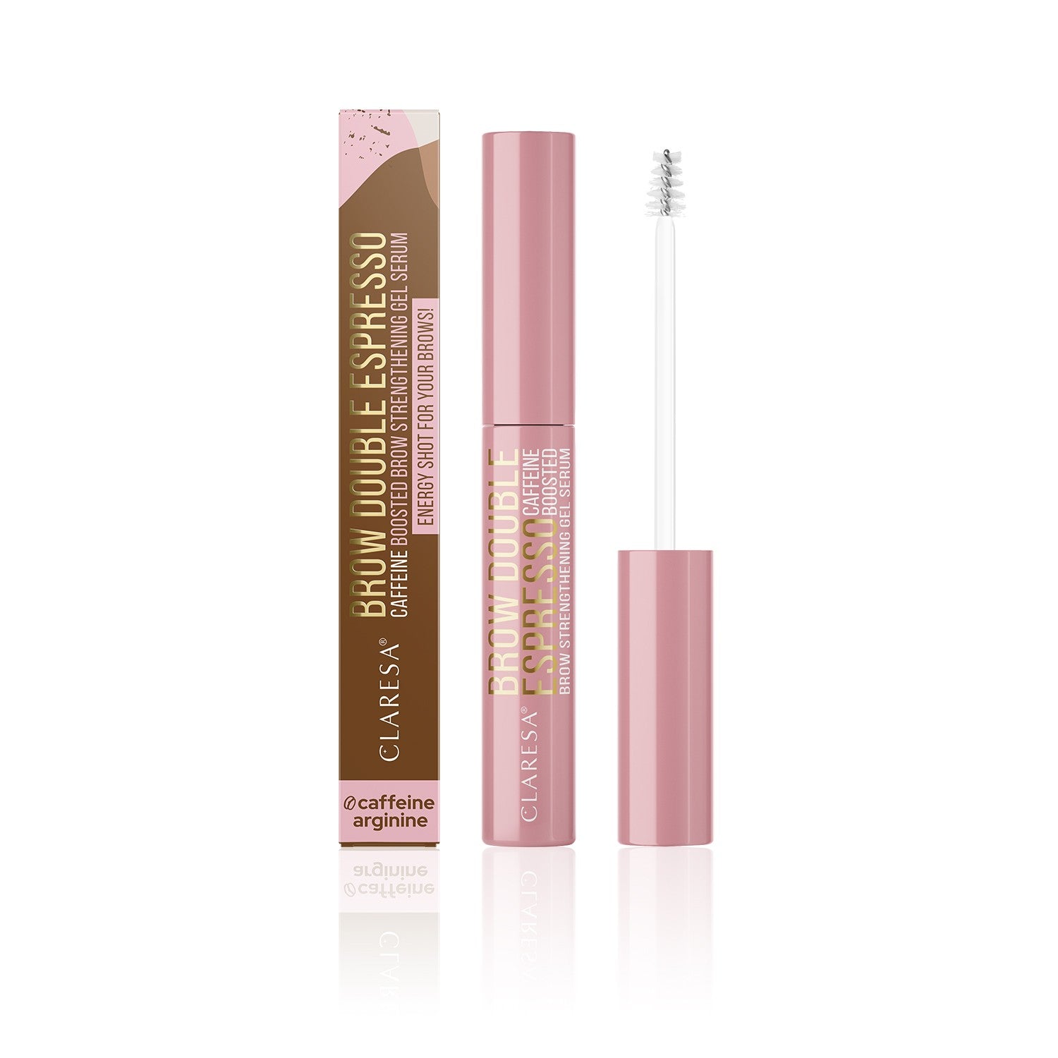 CLARESA Strengthening Gel Serum for Eyebrows with Caffeine Brow Double Espresso 6g | Vaistine1.lt | WestPharmacy.eu