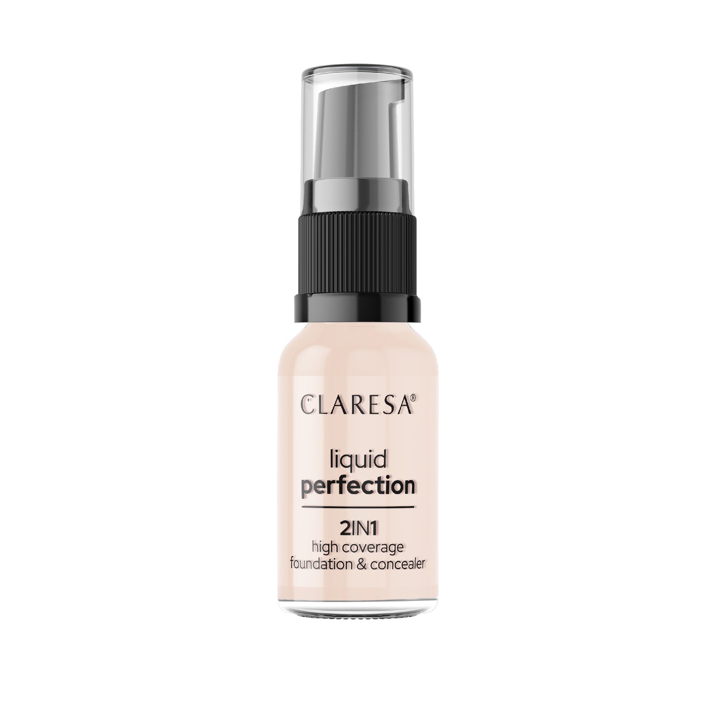 CLARESA Concealer and Foundation in Liquid 2in1 Liquid Perfection No. 101 Light 18g | Vaistine1.lt | WestPharmacy.eu