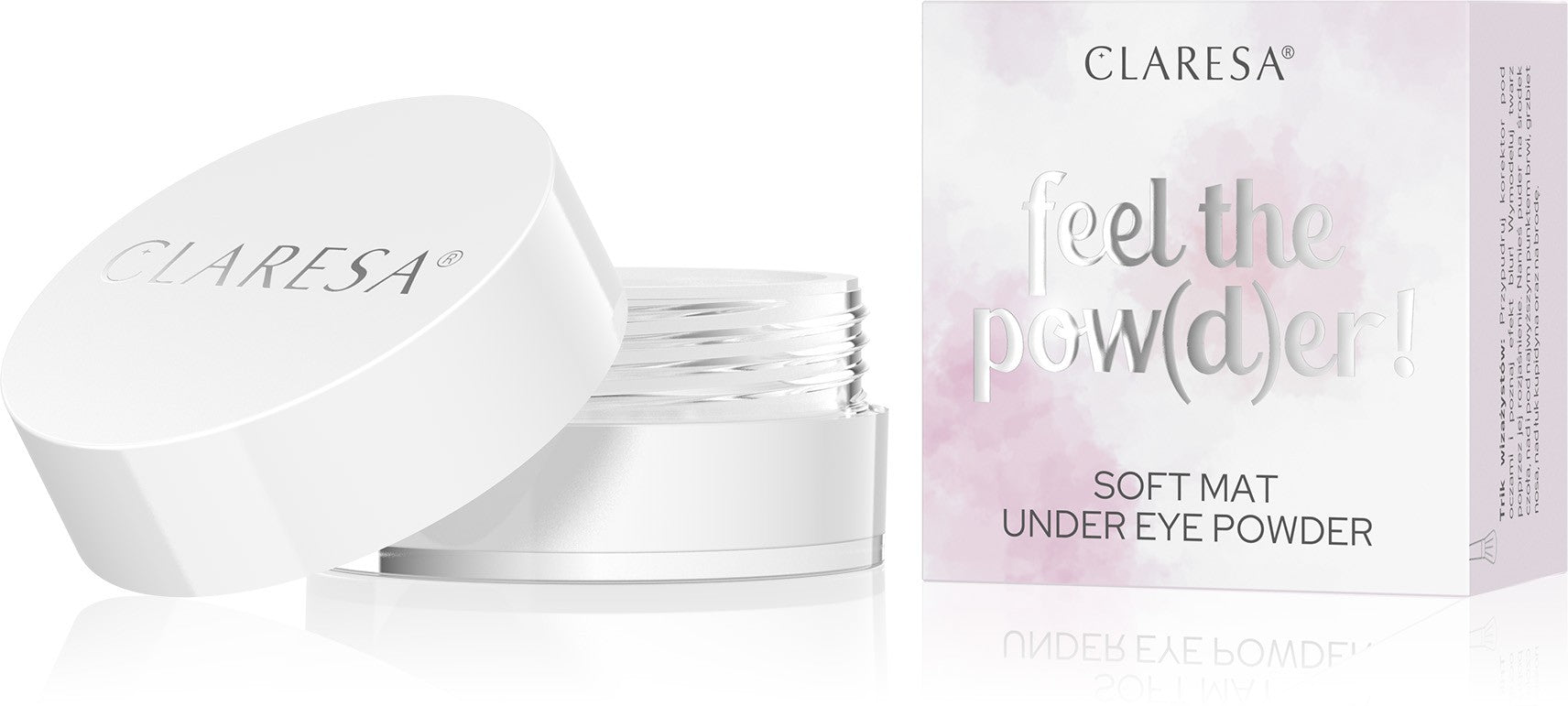 CLARESA Loose Powder for Under Eyes Feel The Pow(D)er! No. 01 White 6g | Vaistine1.lt | WestPharmacy.eu
