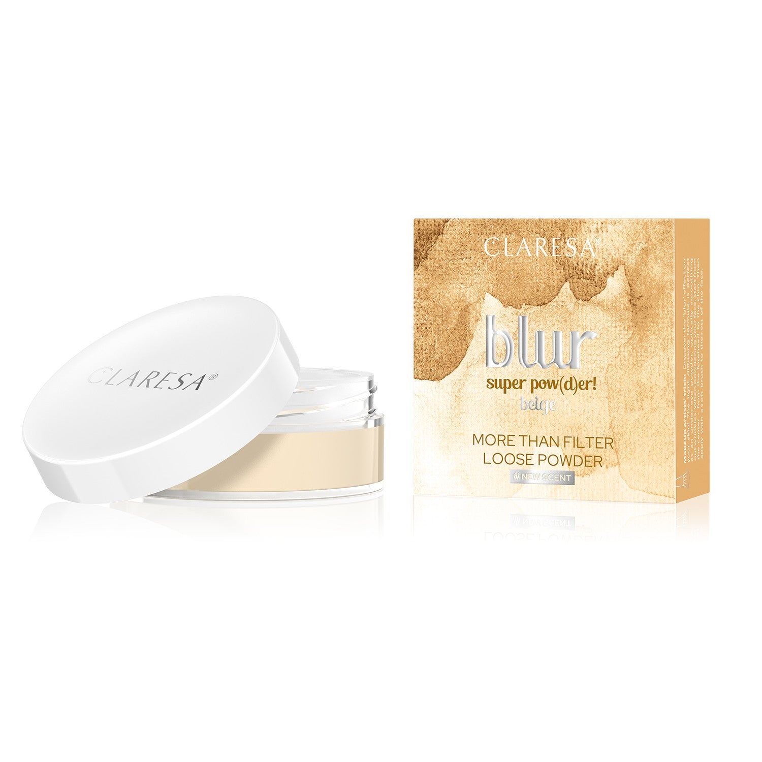 CLARESA Loose Powder Blur Super Pow(D)er! - Beige 12g | Vaistine1.lt | WestPharmacy.eu