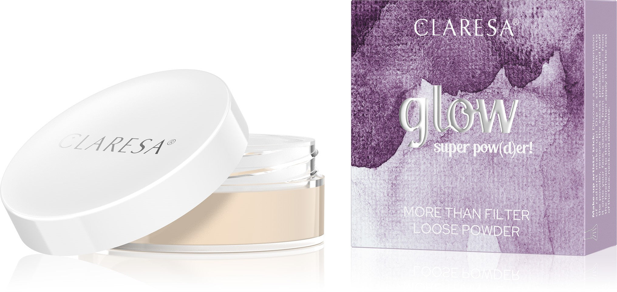 CLARESA Loose Powder Glow Super Pow(D)er! 12g | Vaistine1.lt | WestPharmacy.eu