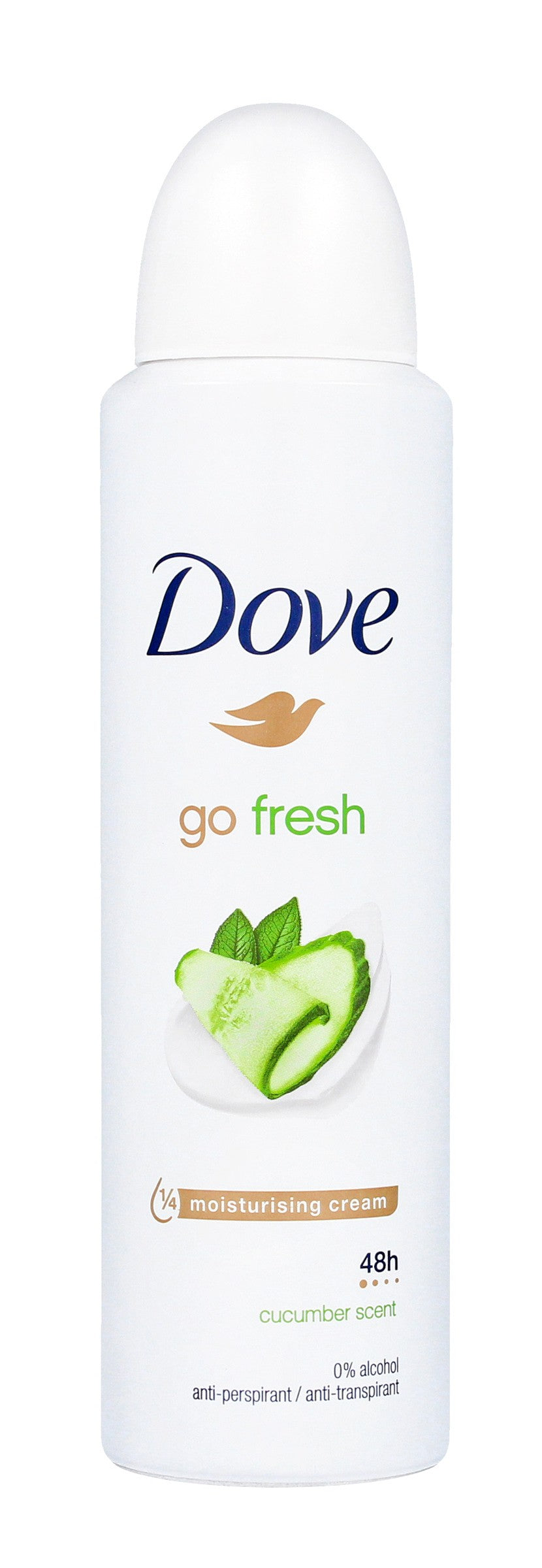 DOVE Go Fresh Cucumber Scent 48H Women's antiperspirant spray 150 ml | Vaistine1.lt | WestPharmacy.eu