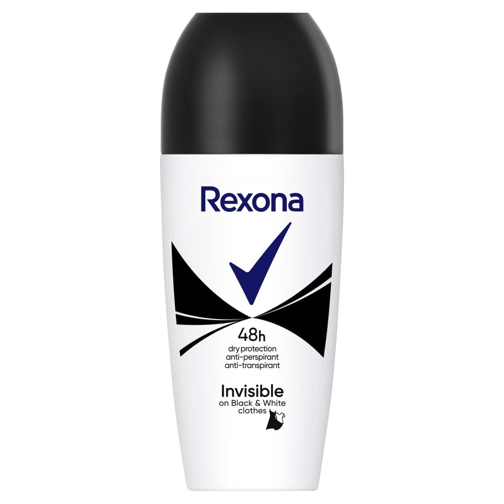 UNILEV REXONA DEO ROLON PTO INVISIBL B&W 50ML | Vaistine1.lt | WestPharmacy.eu