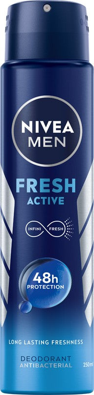 NIVEA DEO 250ml Men's FRESH ACTIVE Spray | Vaistine1.lt | WestPharmacy.eu